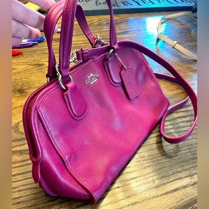 Magenta coach purse **NEW**